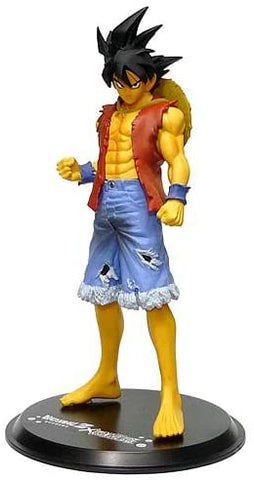 Dragon Ball Z - One Piece - Son Goku - DX Assemblage Figure - Shounen Jump 40th Anniversary Dragon Ball Z x One Piece - Luffy Style (Banpresto)