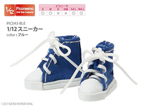 Doll Clothes - Picconeemo Costume - Sneakers - 1/12 - Blue (Azone)