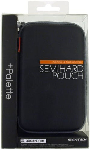 Palette Semi Hard Pouch for 3DS (Carbon Black)