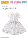 Doll Clothes - Pureneemo Original Costume - PureNeemo S Size Costume - Milky One-piece Dress - 1/6 - Gray (Azone)