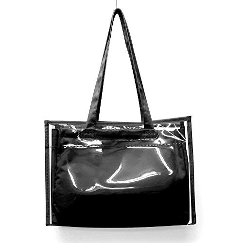 Ita Bag - Clear Tote Bag - Black