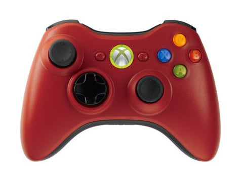 Xbox 360 Accessory Bundle - Wireless Controller + Play & Charge Kit (Red)