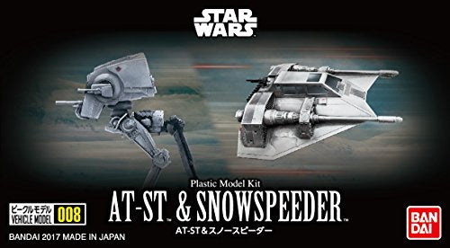 Star Wars: Episode V – The Empire Strikes Back - Star Wars Plastic Model - Vehicle Model 008 - AT-ST (Bandai)