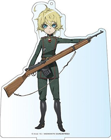 Youjo Senki - Tanya Degurechaff - Deka Acrylic Stand - Keyholder - Stand Pop