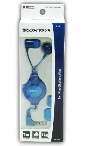 Hori Rewind Earphone V for PlayStation Vita (Blue)