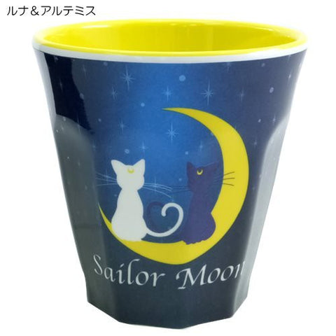 Bishoujo Senshi Sailor Moon - Artemis - Luna - Sailor Jupiter - Sailor Mars - Sailor Mercury - Sailor Moon - Sailor Venus - Melamine Cup - Luna & Artemis ML (Hasepro)