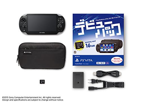 Playstation Vita Debut Pack Crystal Black