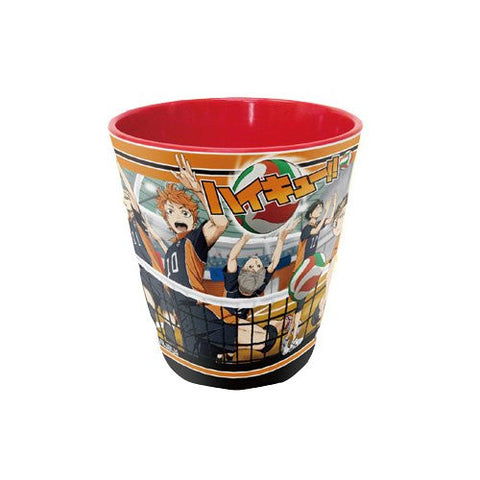 Haikyuu!! - Hinata Shouyou - Kageyama Tobio - Nishinoya Yuu - Azumane Asahi - Tanaka Ryuunosuke - Sugawara Koushi - Tsukishima Kei - Sawamura Daichi - Yamaguchi Tadashi - Cup - Melamine Cup - Red (Morimoto Sangyou)