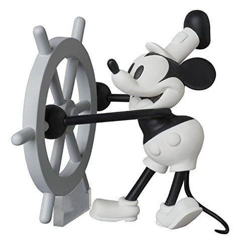 Disney - Mickey Mouse - Ultra Detail Figure No.350 - Ultra Detail Figure Disney Series 6 - Steamboat Willie (Medicom Toy)