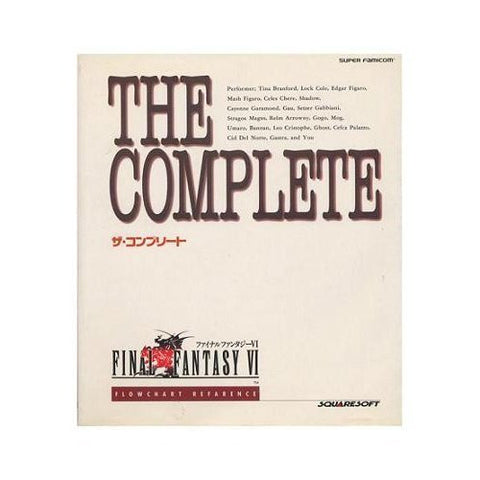 The Complete Final Fantasy 6 Vi Perfect Official Guide Book / Snes