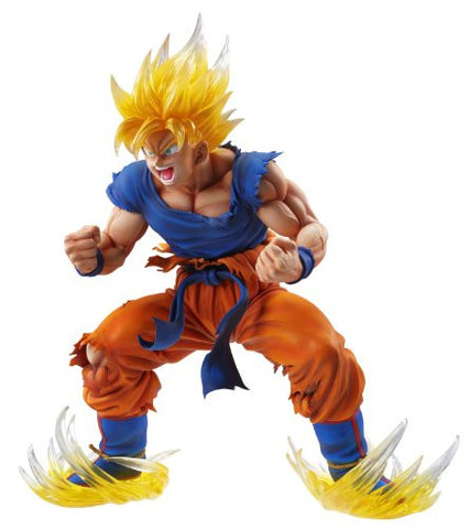 Dragon Ball Kai - Son Goku SSJ - Super Figure Art Collection - 1/8 - Ver. 2 Clear Hair Ver. (Medicos Entertainment)