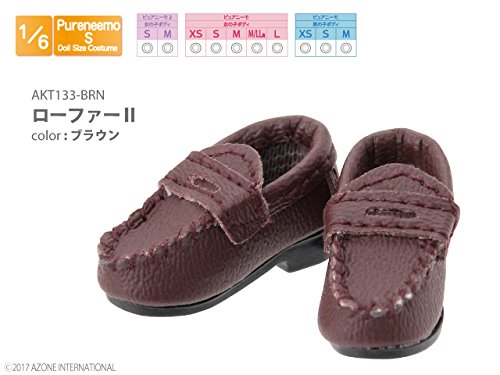 Doll Clothes - Pureneemo Original Costume - Loafer II - 1/6 - Brown (Azone)