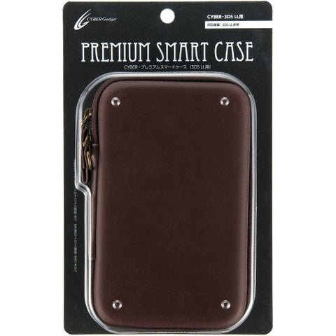 Cyber Premium Smart Case for 3DS LL (Brown)