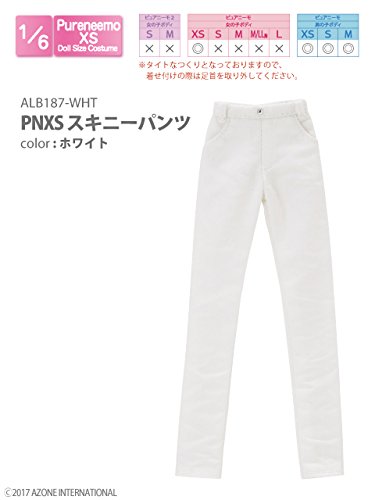 Doll Clothes - Pureneemo Original Costume - PureNeemo XS Size Costume - Skinny Pants - 1/6 - White (Azone)