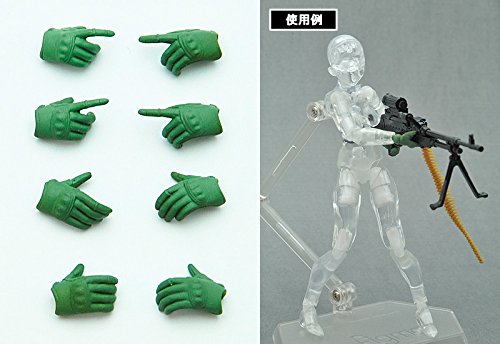 Figma - Little Armory #OP02 - Tactical Glove - 1/12 - Foliage Green (Tomytec)