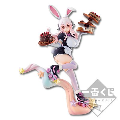 SoniComi (Super Sonico) - Sonico - Ichiban Kuji - Ichiban Kuji Super Sonico ~ Future ☆ Waitress - - Chocolate Color Version　