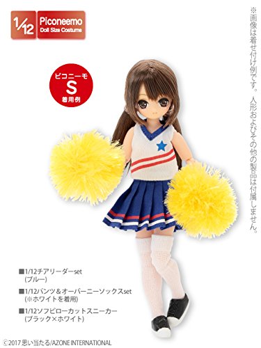 Doll Clothes - Picconeemo Costume - Cheerleader Set - 1/12 - Blue (Azone)