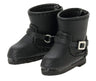 Doll Clothes - Pureneemo Original Costume - Double Buckle Boots - 1/6 - Black (Azone)