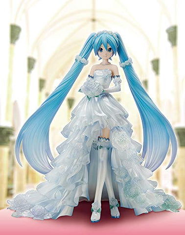 Vocaloid - Hatsune Miku - 1/7 - Wedding Dress ver. (FREEing)