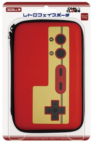 Retro Face Pouch for 3DS LL (Famicom Red)