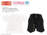 Doll Clothes - Picconeemo Costume - T-shirt & Gillet Set - 1/12 - Black x White Stripe (Azone)