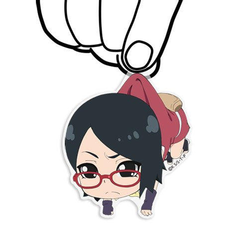 Boruto: Naruto Next Generations - Uchiha Sarada - Acrylic Keychain - Keyholder - Tsumamare