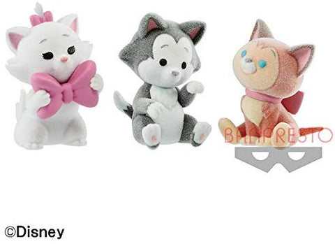 Aristocats - Marie - Dinah - Figaro - Disney Characters Fluffy Puffy - Set of 3 (Bandai Spirits, Banpresto)