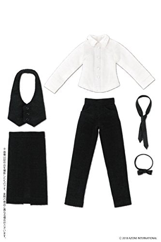 Doll Clothes - Picconeemo Costume - Cafe Waiter Set - 1/12 - Black (Azone)