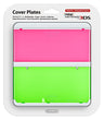 New Nintendo 3DS Cover Plates No.022 (Clear Pink & Green)