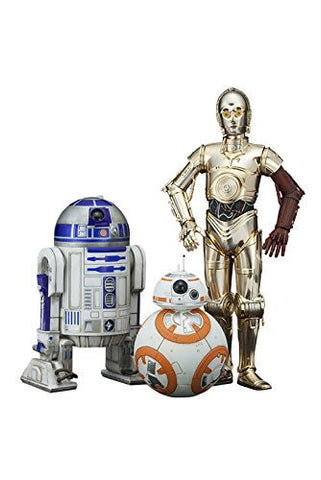Star Wars: The Force Awakens: R2-D2 & C-3PO with BB-8 1/10 (ARTFX+)