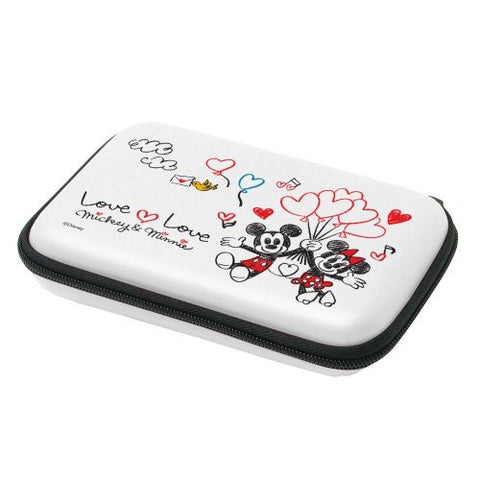 Disney Character Hard Pouch for 3DS LL (Micky & Minnie Version)