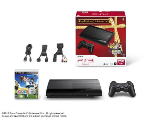 PlayStation3 New Slim Console - Minna no Golf Starter Pack (250GB