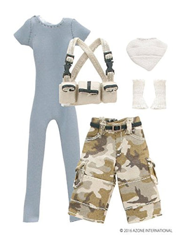 Doll Clothes - Picconeemo Costume - Military Battle Dress Set II - 1/12 - Field Color Set (Azone)