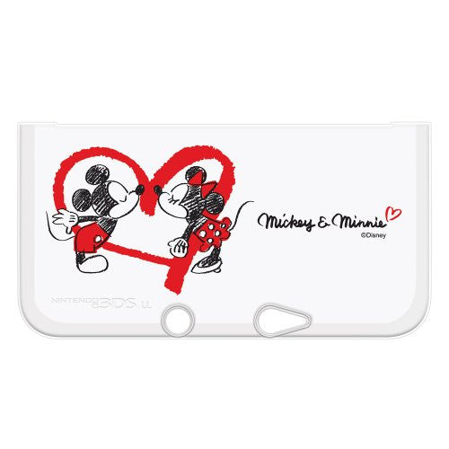 Disney Character TPU Cover for 3DS LL (Micky & Minnie Heart Version)