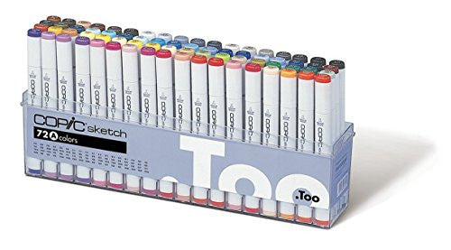 Copic Marker 72-Piece Sketch Set A