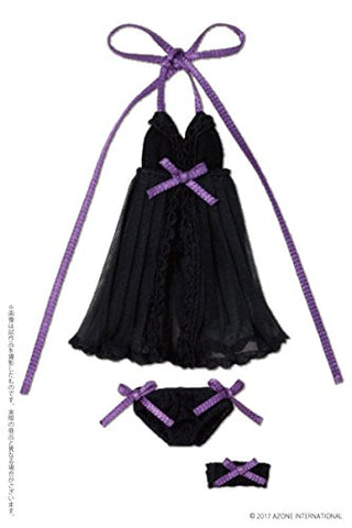 Doll Clothes - Picconeemo Costume - Babydoll Set - 1/12 - Black (Azone)