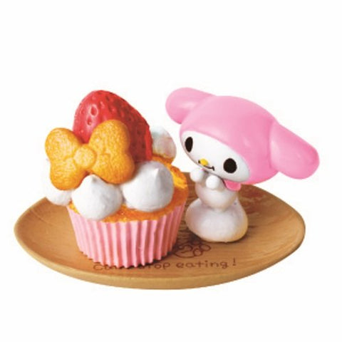 My Melody - My Melody Mogu Mogu ga Tomaranai Otome no Yuuwaku - Re-Ment Sanrio Series - Candy Toy - 1 - Cupcake (Re-Ment)