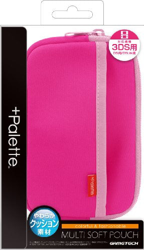 Palette Multi Soft Pouch for 3DS (Rose Pink)