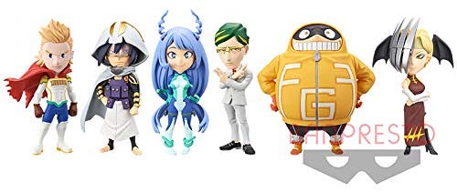 Boku no Hero Academia - Tatsuma Ryuuko - Toyomitsu Taishirou - Sir Nighteye - Hadou Nejire - Amajiki Tamaki - Toogata Mirio - World Collectable Figure Vol.5 - Set of 6 Figures (Bandai Spirits)