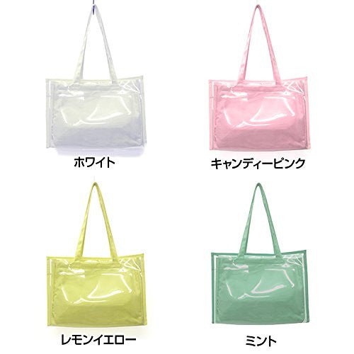 Ita Bag - Clear Tote Bag - Candy Pink