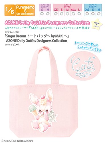 Doll Clothes - Pureneemo Original Costume - Sugar Dream Tote Bag -by MAKI- - 1/6 - Pink (Azone)