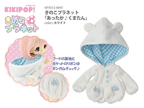 Doll Clothes - KIKIPOP! - Kinoko Planet - Attaka♪ Kuma-tan - White (Azone)