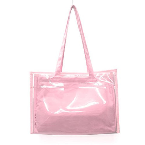 Ita Bag - Clear Tote Bag - Candy Pink