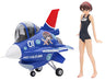 Hazumi Rei - Eggplane Series - 1 - Egg Girls Collection No.01 `Rei Hazumi` w/Egg Plane F-2 - 1/20 (Hasegawa)