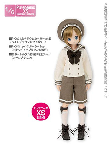 Doll Clothes - Pureneemo Original Costume - PureNeemo XS Size Costume - Gymnasium Sailor Set II - 1/6 - Light Brown x Ivory (Azone)