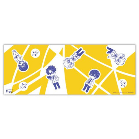 Free! - Hazuki Nagisa - Iwatobi-chan - Matsuoka Rin - Nanase Haruka - Ryuugazaki Rei - Tachibana Makoto - Pic-Lil! - Tenugui - Towel (Hobby Stock)