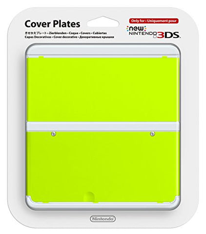New Nintendo 3DS Cover Plates No.034 (Yellow Green)