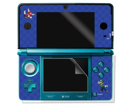 Super Mario Character Sticker 3DS (Blue)