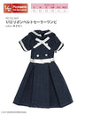 Doll Clothes - Picconeemo Costume - Ribbon Belt Sailor One-piece Dress - 1/12 - Navy (Azone)