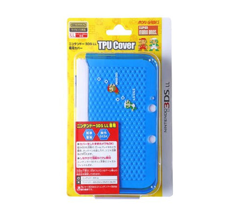 Super Mario Bros. TPU Cover for 3DS LL (Blue)